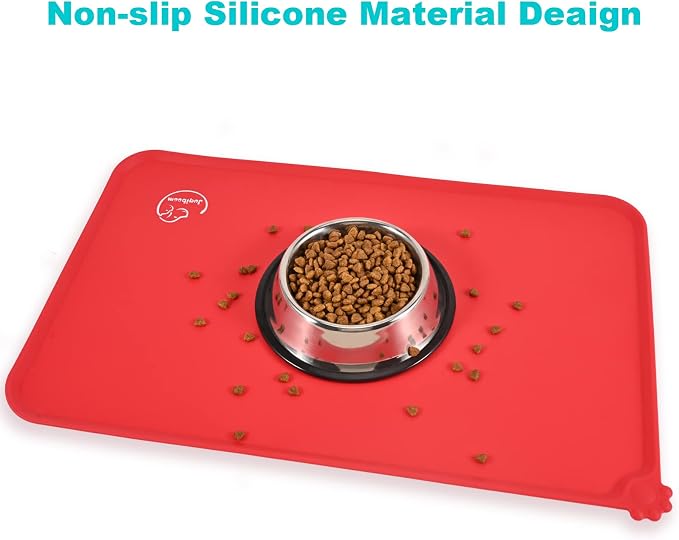 Silicone Waterproof Dog Cat Pet Feeding Mats, Non Slip, Easy Clean Pet Dog Cat - Image 5