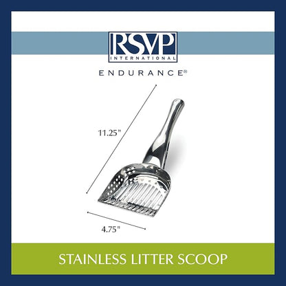 RSVP International Endurance Collection Stainless Steel Kitty Litter Scoop - Image 5