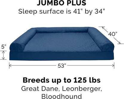 Furhaven Orthopedic Dog Bed for Large Dogs w/ Removable Bolsters & Washable - Image 2