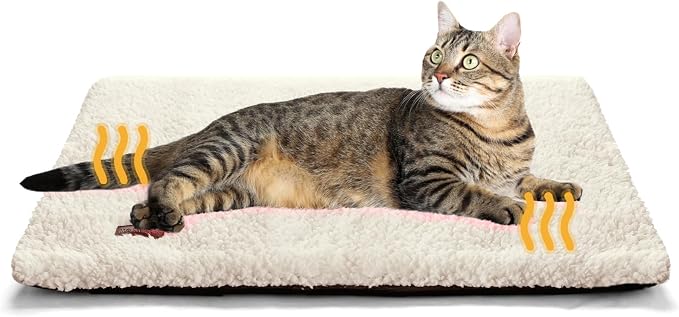 Self Warming Cat Bed Self Heating Cat Dog Mat 29.1 x 18.9 inch Extra Warm by MoraPets