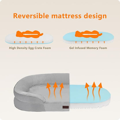 Dwanton Orthopedic Dog Bed for Medium Dogs - Image 3
