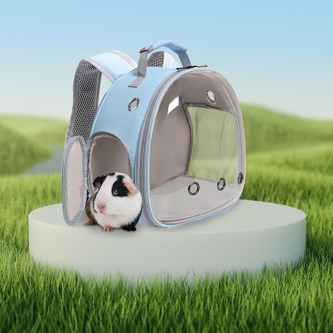 Guinea Pig Backpack, Space Capsule Bubble Window Small Animal Backpack - Image 5