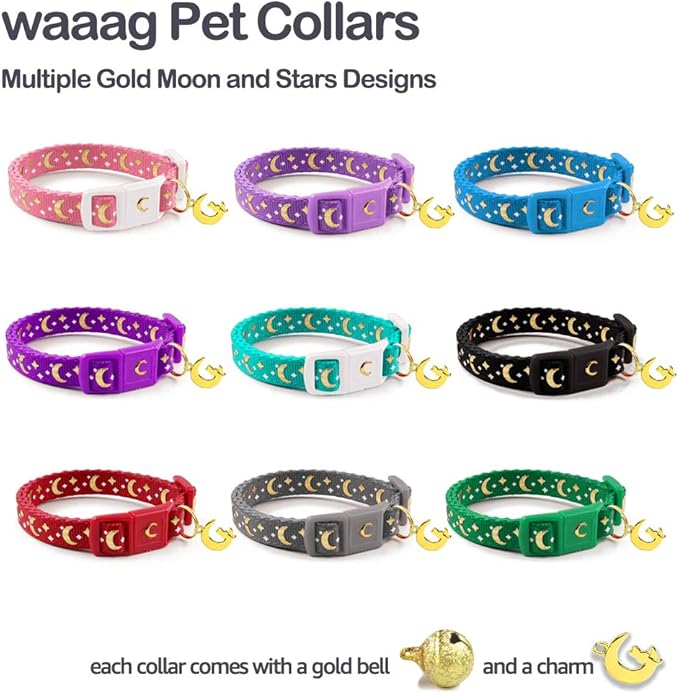 WAAAG Cat Collars, Safety Breakaway Cat Collar, Glow in The Dark - Image 4