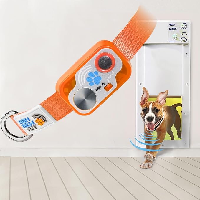 MS-5 Designer Series, Premium Performance Automatic Pet Door Collar by High - Image 3