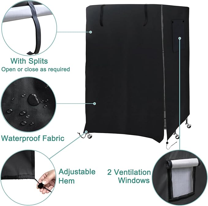 Universal Bird Cage Cover, Dark Colored Drape - Image 3
