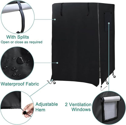Universal Bird Cage Cover, Dark Colored Drape - Image 3