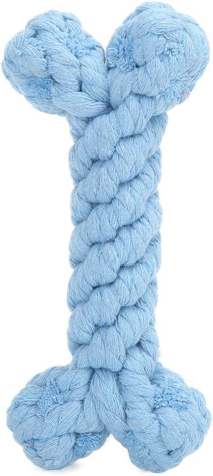 Pet Cotton Rope Biting Chewing Molar Toy, Cartoon Animal Shape & Pure Manual by ZAICOLER