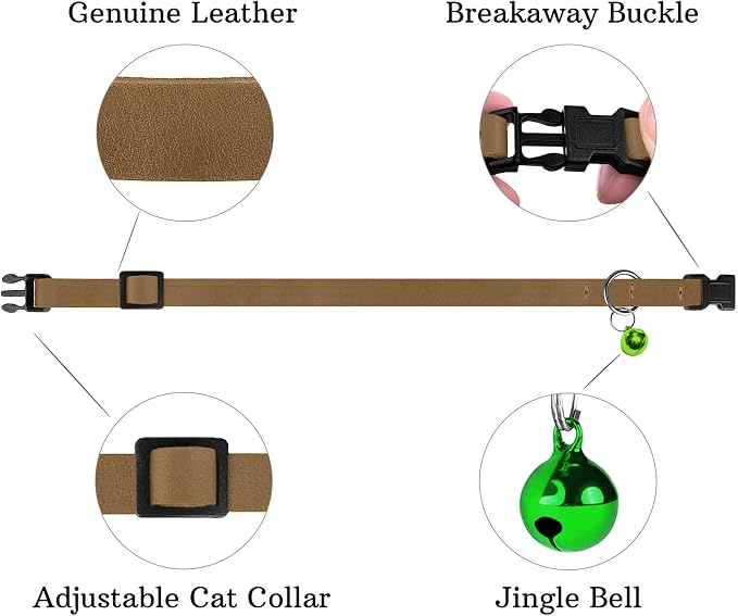 Breakaway Cat Collar Leather - Image 4