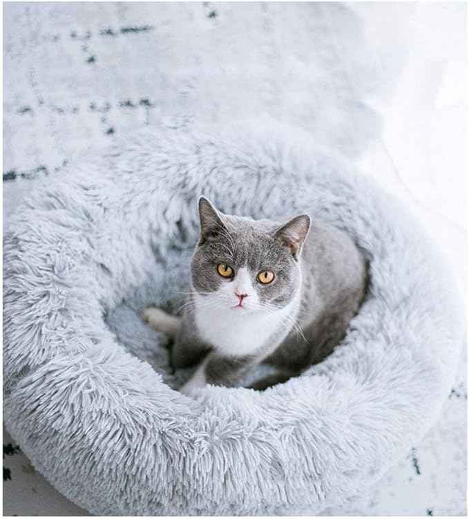 BODISEINT Modern Soft Plush Round Pet Bed - Image 5