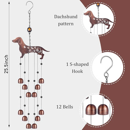 24 Inch Metal Wind Chimes Decor - Image 2