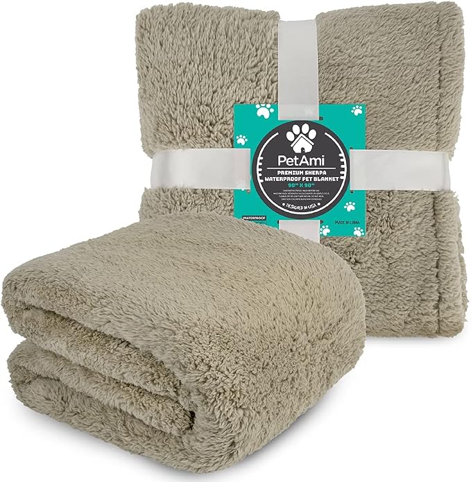 PetAmi Fluffy Waterproof Dog Blanket - Image 6