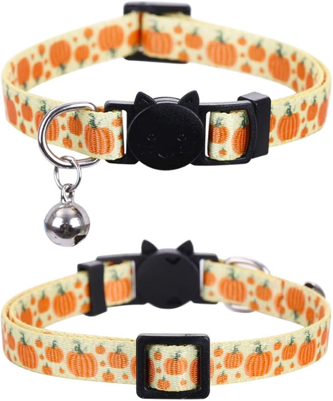 3 Pack/Set Thanksgiving Day Cat Collar Breakaway Bell Fall Autumn - Image 4