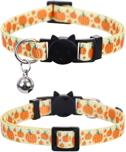 3 Pack/Set Thanksgiving Day Cat Collar Breakaway Bell Fall Autumn - Image 4