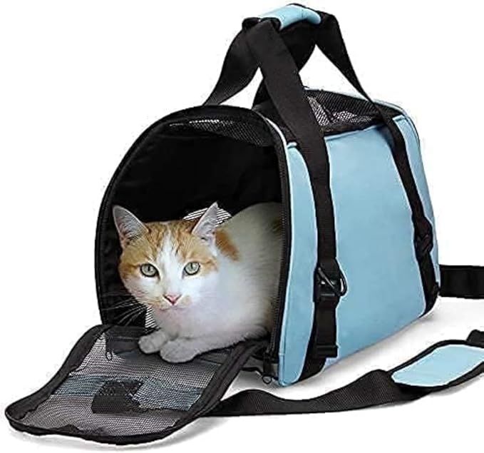 Cat Carrier, Soft-Sided Pet Travel Carrier - Image 3