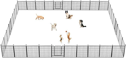 Dog Playpen 32 inch 36 Panels Indoor Outdoor Dog Pen by Jhsomdr
