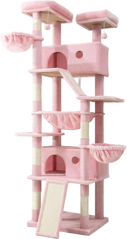 SHA CERLIN 81in Multi-Level Tall Cat Tree Tower - Image 9