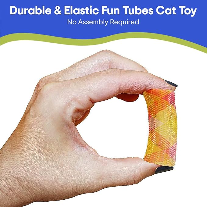 SPOT Kitty Fun Tubes Cat Toy | Bouncy Cat Toy - Image 4
