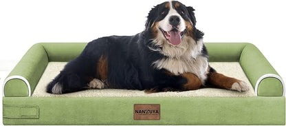 Large Dog Bed Orthopedic Washable: Jumbo Dog Bed Bolster Extra Large Dogs Egg by Nanuya