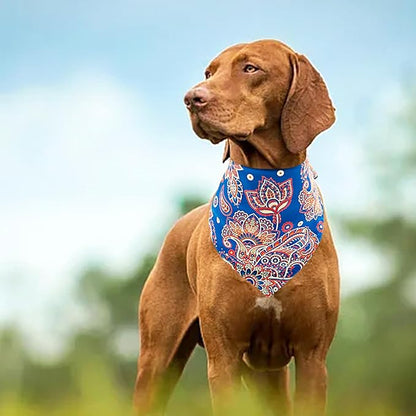 30 Pcs Paisley Dog Bandanas Bulk 33 Inche XL Stitch Dogs Bandanas Polyester - Image 7