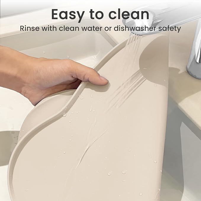 Ptlom Silicone Pet Placemat for Dogs and Cats, Non-Slip Waterproof Dog Feeding - Image 7