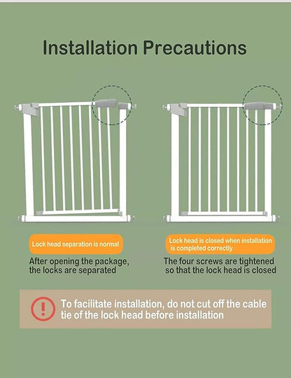 Extra Long Baby Gate Extra Wide, Large Dog Gate Indoor, Child Proof Gate - Image 6
