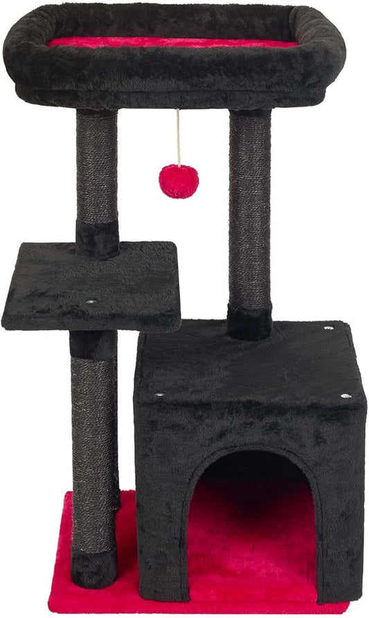 FISH&NAP Cute Cat Tree Kitten Cat Tower by FISHNAPthemeaningisthatcatliketoeatfishandhaveanaphopeyourbabylikeit