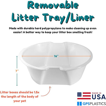 Good Pet Stuff Hidden Litter Box Planter, Decorative Cat Litter Enclosure - Image 7