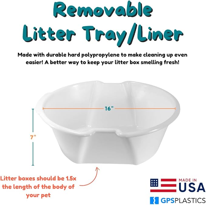 Good Pet Stuff Hidden Litter Box Planter, Decorative Cat Litter Enclosure - Image 7