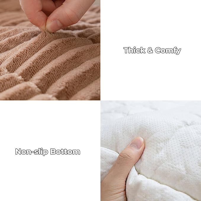 FUNNY FUZZY Pet Couch Covers for Sofa, Washable Dog Couch Cover Protector for - Image 3