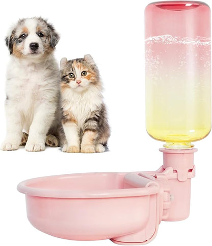VANNON 16oz Pet Water Bottle, Gravity Dog Water Bowl Dispenser by Vannon