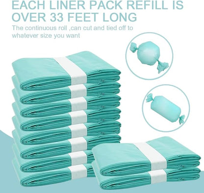 Cat Litter Pail Liner Refills Bags Compatible - Image 4