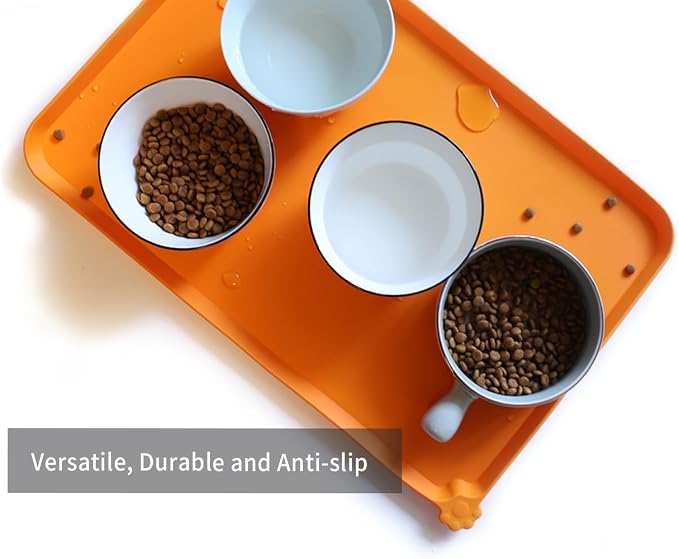 Hoki Found L Silicone Non Slip Pet Dog Cat Bowl Mats - Image 4