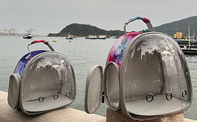 Bunny Carrier Backpack with Space Capsule Clear Bubble Window - Image 5
