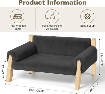 Elevated Cat Couch Bed for Indoor Cats - Image 2