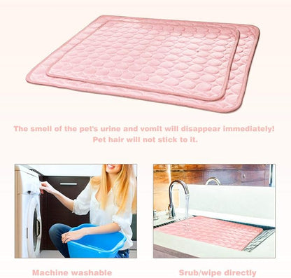 Washable Dog Ice Silk Cooling Mat - Image 4