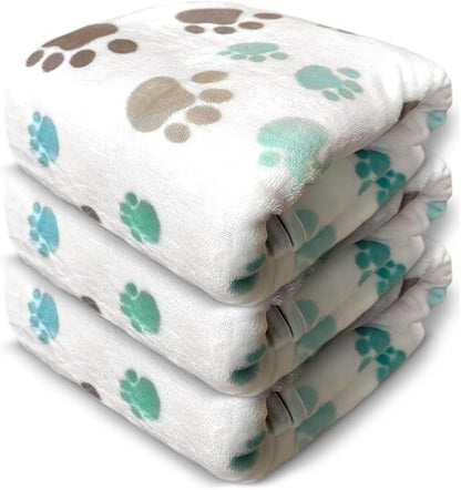 Dog Blankets for Large Dogs, Soft Fluffy Flannel Pet Blanket Mat Cover for Bed by NXDZI