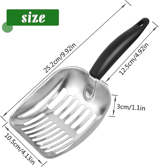 Cat Litter Scoop -Metal Cat Litter Scoop-Sturdy Mesh Scooper - Image 2