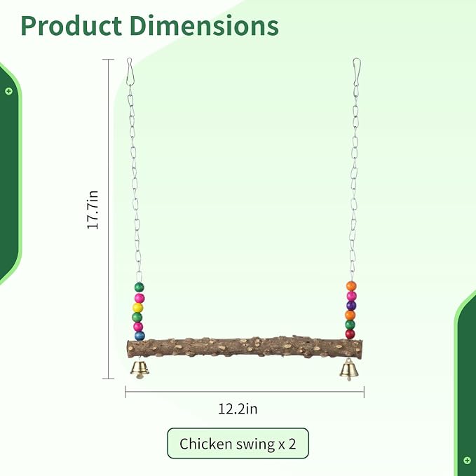 2PCS Chicken Bird Swings - Image 5