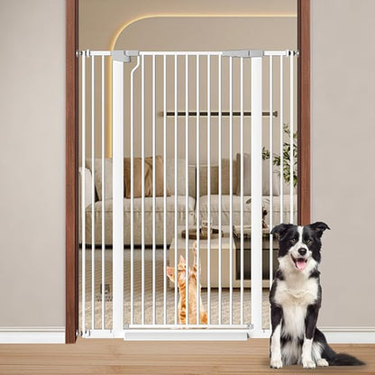 Fairy Baby 51.18" High Extra Tall Cat Gate, 29.5"-40.5" Wide Baby Gate by FairyBaby