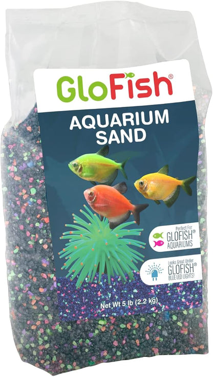 GloFish Aquarium Sand 5 Pounds, Complements Tanks and Décor by GloFish