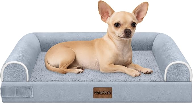 Small Dog Bed Orthopedic Washable: Beds Bolster Small Sized Dogs Bed Egg Crate by Nanuya