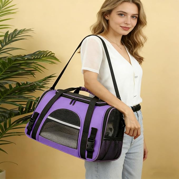 Cat Carriers, Dog Carriers, Pet Carriers – Airline-Approved Soft-Sided Bag - Image 7