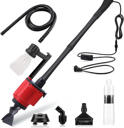 Aquarium Gravel Cleaner Siphon Kit, 6 in 1 Automatic Fish Tank Cleaning Tools by Carzos