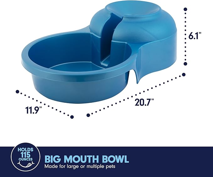 Petmate Big Blue Outdoor Water Bowl, 5 Gallons, Made in USA - Image 2