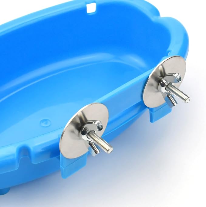 Mygeromon Bird Bath for Cage-Small Tub Bowl for Hang Inside Cage Birdbath - Image 4