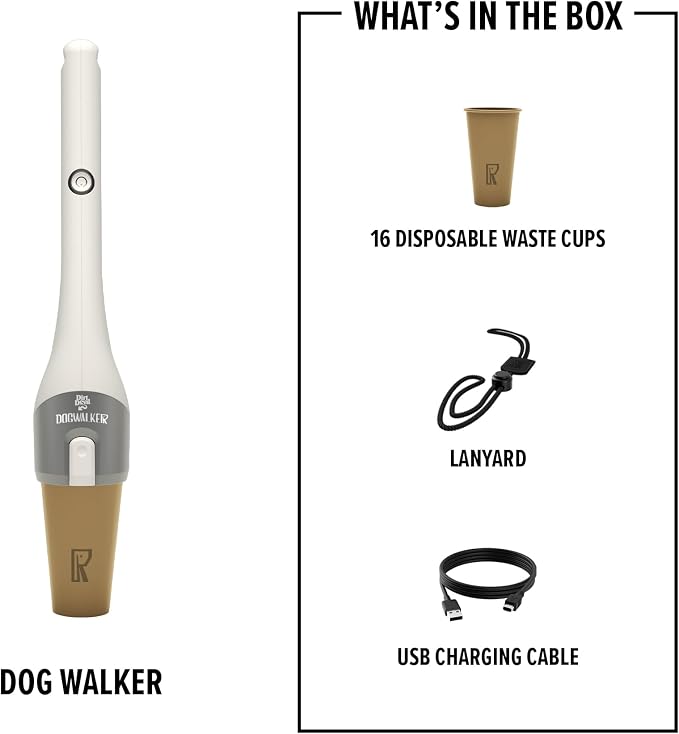 Dirt Devil Dogwalker Pet Waste Vacuum, Portable Handheld Vacuum, No-Contact - Image 10