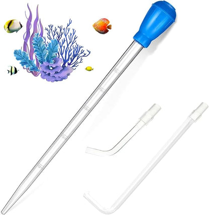KABASI Coral Feeder Fish Feeder Waste Clean Tool, 50ml Manual Acrylic Pipette by KABASI