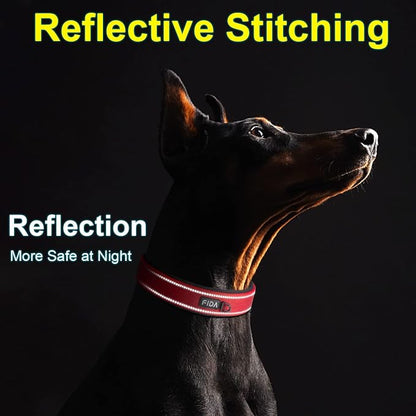 Fida Heavy Duty Dog Collar, Ultra Comfortable Soft Neoprene Padded, Adjustable - Image 5