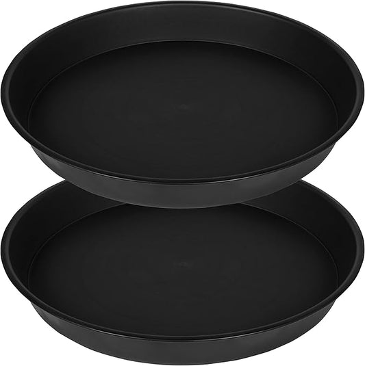2 Pack of 20 21 inch Plant Saucer Round, Deep Plant Saucers by Bleuhome