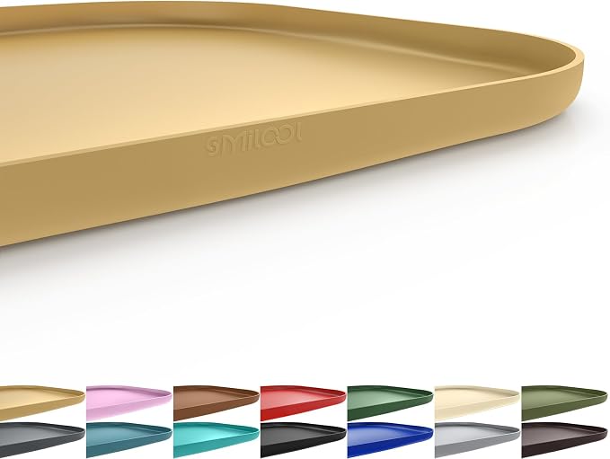 Silicone Pet Feeding Mat with Raised Edge by smilool